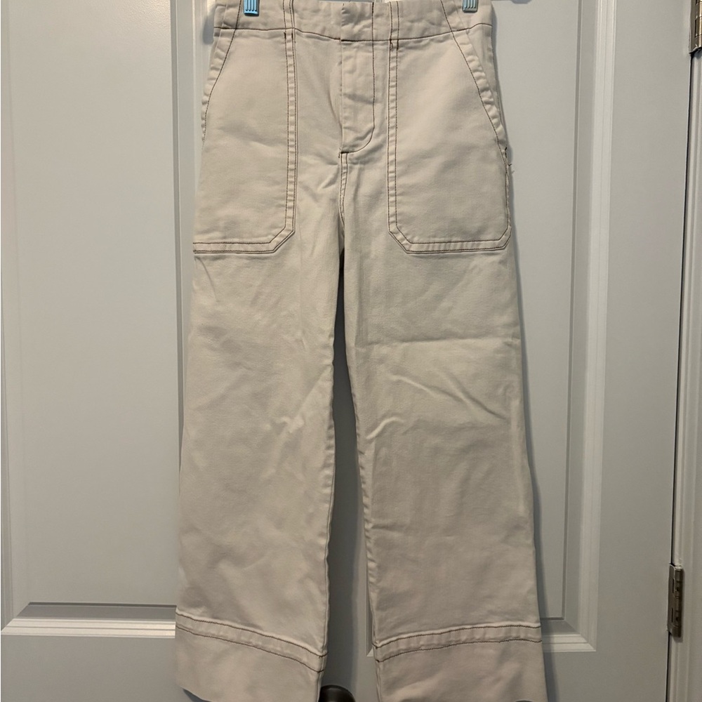 Anthropologie Lily Cropped Wide Leg Pants Size 26